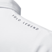 Polo homme Urbano manches longues Flags & Cup Blanc