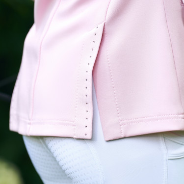 Veste de concours Imperial Riding Basic Glam Kids Barbe à papa Rose