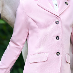 Veste de concours Imperial Riding Basic Glam Kids Barbe à papa Rose