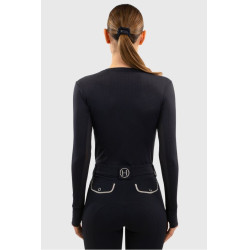 T-shirt manches longues Harcour Bluvea femme Marine Bleu marine