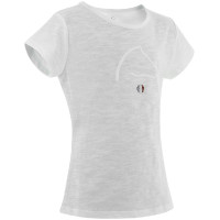 T-shirt Equithème Claire Enfant Blanc T-shirt Equithème Claire Enfant Blanc