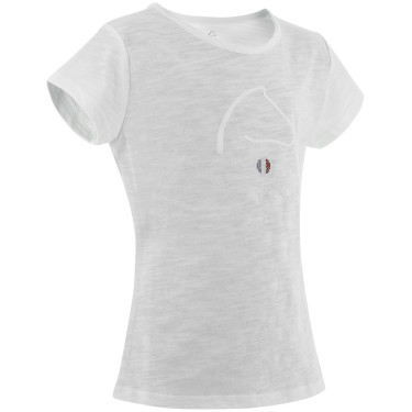 T-shirt Equithème Claire Enfant Blanc