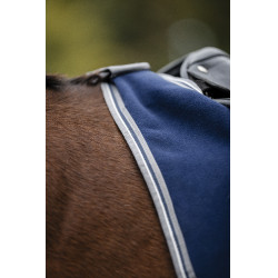 Couvre-reins Horseware Rambo polaire imperméable Marine / orage / gris argent Bleu marine