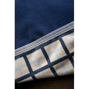 Couvre-reins Horseware Rambo polaire imperméable Marine / orage / gris argent Bleu marine