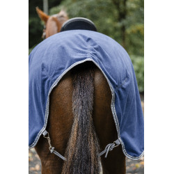 Couvre-reins Horseware Rambo polaire imperméable Marine / orage / gris argent Bleu marine