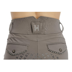 Pantalon Horseware Newmarket taille haute full seat Orage Bleu Pantalon Horseware Newmarket taille haute full seat Orage Bleu