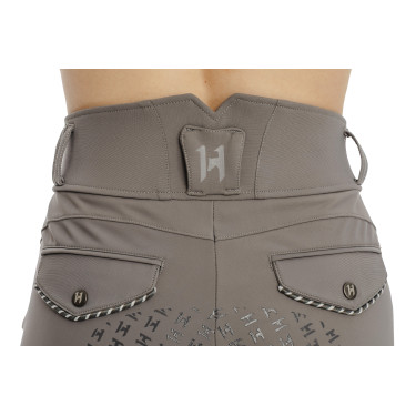 Pantalon Horseware Newmarket taille haute full seat Orage Bleu Pantalon Horseware Newmarket taille haute full seat Orage Bleu