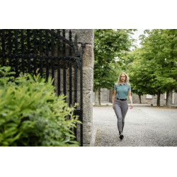 Pantalon Horseware Newmarket taille haute full seat Orage Bleu Pantalon Horseware Newmarket taille haute full seat Orage Bleu