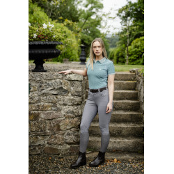 Pantalon Horseware Newmarket taille haute full seat Orage Bleu Pantalon Horseware Newmarket taille haute full seat Orage Bleu