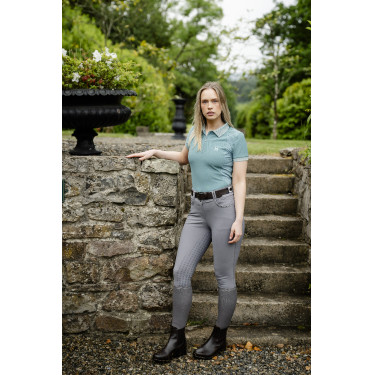 Pantalon Horseware Newmarket taille haute full seat Orage Bleu Pantalon Horseware Newmarket taille haute full seat Orage Bleu