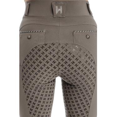 Pantalon Horseware Newmarket taille mi haute full seat Orage Bleu