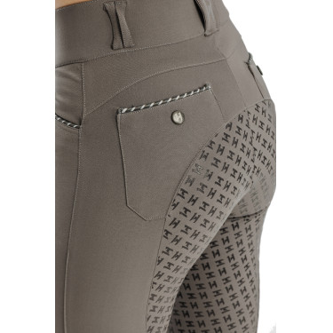 Pantalon Horseware Newmarket taille mi haute full seat Orage Bleu