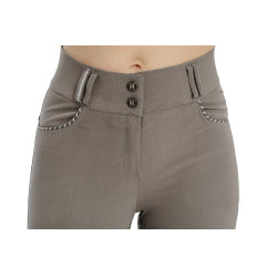 Pantalon Horseware Newmarket taille mi haute full seat Orage Bleu