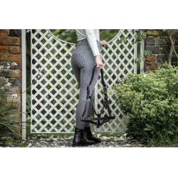 Pantalon Horseware Newmarket taille mi haute full seat Orage Bleu