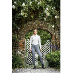 Pantalon Horseware Newmarket taille mi haute full seat Orage Bleu