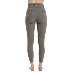 Pantalon Horseware Newmarket taille mi haute grip genoux Orage Bleu Pantalon Horseware Newmarket taille mi haute grip genoux Orage Bleu