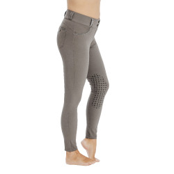 Pantalon Horseware Newmarket taille mi haute grip genoux Orage Bleu Pantalon Horseware Newmarket taille mi haute grip genoux Orage Bleu
