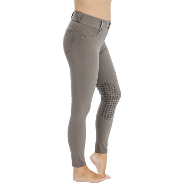 Pantalon Horseware Newmarket taille mi haute grip genoux Orage Bleu Pantalon Horseware Newmarket taille mi haute grip genoux Orage Bleu