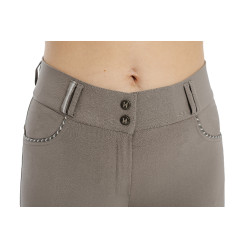 Pantalon Horseware Newmarket taille mi haute grip genoux Orage Bleu Pantalon Horseware Newmarket taille mi haute grip genoux Orage Bleu