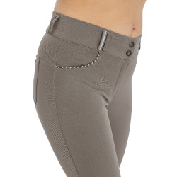 Pantalon Horseware Newmarket taille mi haute grip genoux Orage Bleu Pantalon Horseware Newmarket taille mi haute grip genoux Orage Bleu