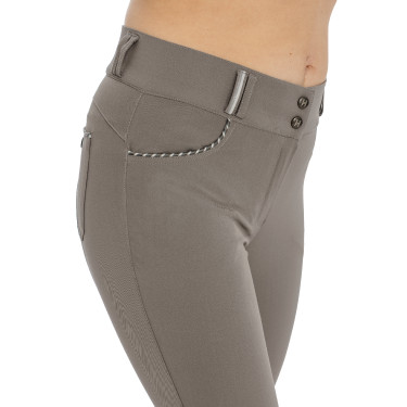 Pantalon Horseware Newmarket taille mi haute grip genoux Orage Bleu Pantalon Horseware Newmarket taille mi haute grip genoux Orage Bleu