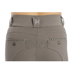 Pantalon Horseware Newmarket taille mi haute grip genoux Orage Bleu Pantalon Horseware Newmarket taille mi haute grip genoux Orage Bleu