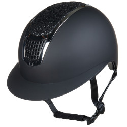 Casque Glamour Shield HKM Noir / argenté