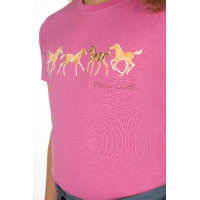 T-shirt enfants Pony Club HKM Blanc