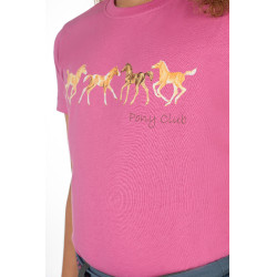 T-shirt enfants Pony Club HKM Rose T-shirt enfants Pony Club HKM Rose
