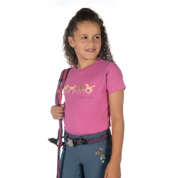 T-shirt enfants Pony Club HKM Rose T-shirt enfants Pony Club HKM Rose