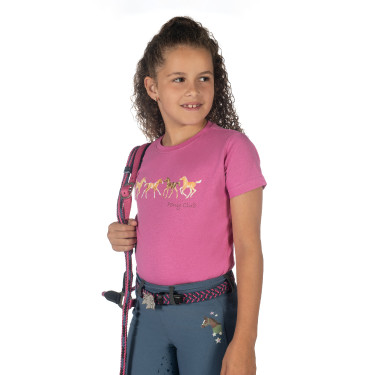 T-shirt enfants Pony Club HKM Rose T-shirt enfants Pony Club HKM Rose