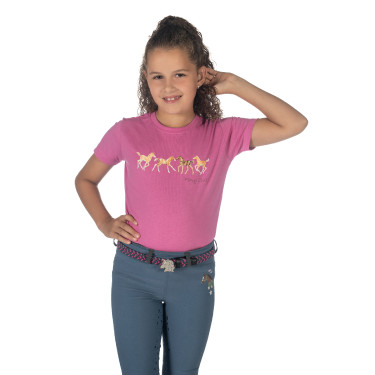 T-shirt enfants Pony Club HKM Rose T-shirt enfants Pony Club HKM Rose