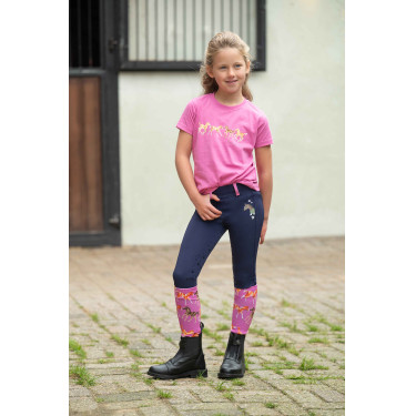 T-shirt enfants Pony Club HKM Rose T-shirt enfants Pony Club HKM Rose