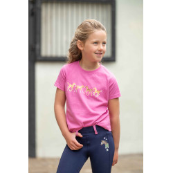 T-shirt enfants Pony Club HKM Rose T-shirt enfants Pony Club HKM Rose