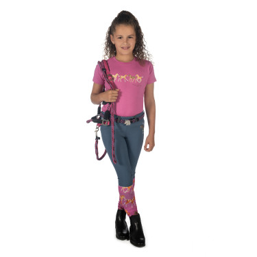 T-shirt enfants Pony Club HKM Rose T-shirt enfants Pony Club HKM Rose
