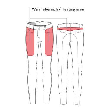 Pantalon chauffant Keep Warm Style 1/1 en silic. HKM Gris