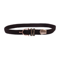 Ceinture élastique Rosegold Glamour Style HKM Marron / or rose