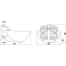 Abreuvoir chauffant HP20 Kerbl Abreuvoir chauffant HP20 Kerbl