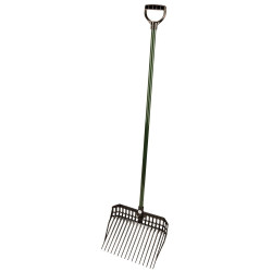 Fourche à copeaux EcoFork Kerbl avec manche Noir