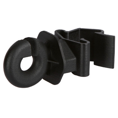 Isolateur annulaire clip T-Post AKO par 25 Noir Isolateur annulaire clip T-Post AKO par 25 Noir