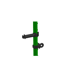 Isolateur annulaire clip T-Post AKO par 25 Noir Isolateur annulaire clip T-Post AKO par 25 Noir
