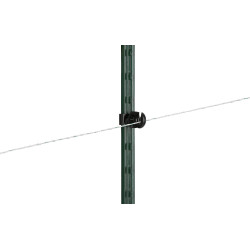 Isolateur annulaire clip T-Post AKO par 25 Noir Isolateur annulaire clip T-Post AKO par 25 Noir