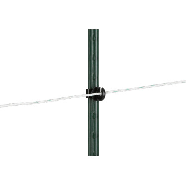 Isolateur annulaire clip T-Post AKO par 25 Noir Isolateur annulaire clip T-Post AKO par 25 Noir