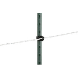 Isolateur annulaire clip T-Post AKO par 25 Noir Isolateur annulaire clip T-Post AKO par 25 Noir