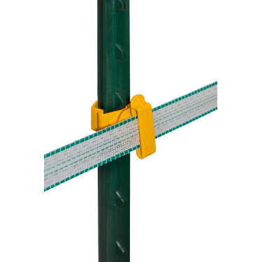 Isolateur ruban T-Post AKO par 25 Jaune