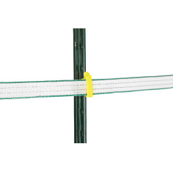 Isolateur ruban T-Post AKO par 25 Jaune