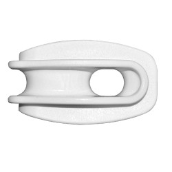 Isolateur type œuf en polyamide pour fil d'acier AKO Blanc Isolateur type œuf en polyamide pour fil d'acier AKO Blanc