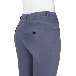 Pantalon Equithème Capucine femme Gris vert