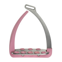 Etriers de sécurité Veredus Steel1 Vita Argent / rose clair Etriers de sécurité Veredus Steel1 Vita Argent / rose clair