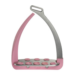 Etriers de sécurité Veredus Steel1 Vita Argent / rose clair